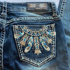 Grace in LA Aztec Jeans